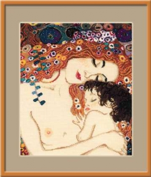 외국 십자수패키지 RIOLIS/Motherly Love after G. Klimts Painting-916