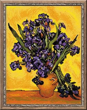 외국 십자수패키지 RIOLIS/Irises after Van Goghs Painting-1087