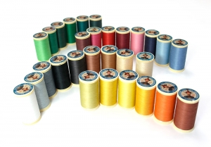 옵션선택/ 뚤르몽드 Sajou 사쥬 아플리케 면사 스풀(Waxed Cotton) 120번사/V03-77-0006