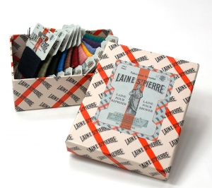 옵션선택/(12색 세트) 뚤르몽드 Sajou 사쥬 울&폴리 자수사 Laine Saint-Pierre 보빈/V1847-SP12