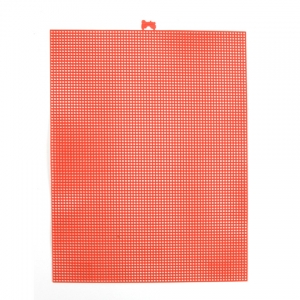 자수용 플라스틱원단( 7카운트,Coral) 26.5X34Cm/33900-41