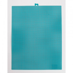 자수용 플라스틱원단( 7카운트,Peacock Blue) 26.5X34Cm/33900-38
