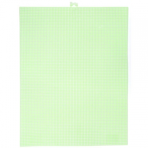 자수용 플라스틱원단( 7카운트,Neon Green) 26.5X34Cm/33900-27