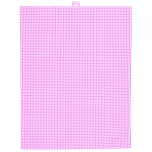 자수용 플라스틱원단( 7카운트,Neon Pink) 26.5X34Cm/33900-26