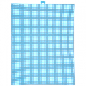 자수용 플라스틱원단( 7카운트,Neon Blue) 26.5X34Cm/33900-25
