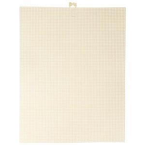 자수용 플라스틱원단( 7카운트,Ivory) 26.5X34Cm/33900-23