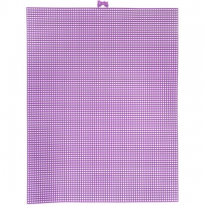 자수용 플라스틱원단( 7카운트,Purple) 26.5X34Cm/33900-13