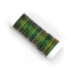 HOTA자수실 Metallics #8 Hand-dyed 복합사/B.MTR08.0128(Marc) 10m Spool(스풀)