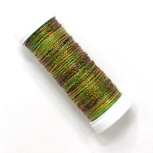 HOTA자수실 Metallics #8 Hand-dyed 복합사/B.MTR08.0113(Hopper) 10m Spool(스풀)