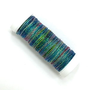 HOTA자수실 Metallics #8 Hand-dyed 복합사/B.MTR08.0102(Kandinsky) 10m Spool(스풀)