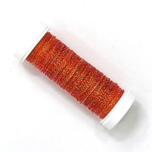 HOTA자수실 Metallics #4 Hand-dyed 복합사/B.MTR04.0118(MaryC) 10m Spool(스풀)