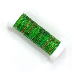 HOTA자수실 Metallics #4 Hand-dyed 복합사/B.MTR04.0108(Rousseau) 10m Spool(스풀)