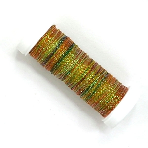 HOTA자수실 Metallics #4 Hand-dyed 복합사/B.MTR04.0107(VanGogh) 10m Spool(스풀)