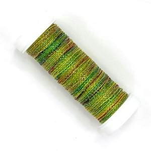 HOTA자수실 Metallics #4 Hand-dyed 복합사/B.MTR04.0101(Macke) 10m Spool(스풀)