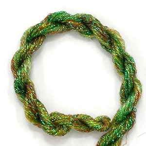 HOTA자수실 Metallics Twist Hand-dyed 복합사/G.M18F.0113(Hopper) 5m 타래