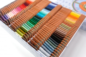 (Total 96색 세트) 뚤르몽드 Sajou 사쥬 자수실 Retors du nord(면사 Cotton a broder) 보빈/V03350096-001