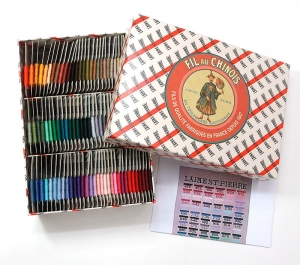 (Total 96색 세트) 뚤르몽드 Sajou 사쥬 울&폴리 자수사 Laine Saint-Pierre 보빈/V1847-SP96