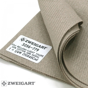 쯔바이 자수원단 20카운트-BELLANA-LIGHT TAUPE/3256-779
