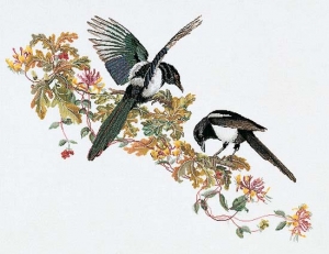 외국 십자수패키지 Thea Gouverneur/ Magpie(36ct)-TG1075