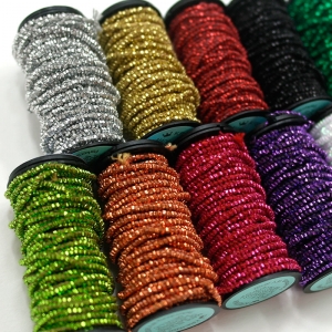 옵션선택 Kreinik 크라이닉자수실 Facets(구슬을 꿴것 같은 메탈릭실) 2.5m