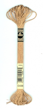 DMC자수실 라이트이펙트 E436 Golden Oak
