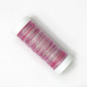 HOTA자수실 Metallics #8 Hand-dyed 복합사/B.MTR08.P006(Peony) 10m Spool(스풀)
