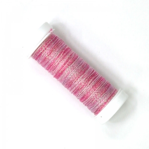 HOTA자수실 Metallics #4 Hand-dyed 복합사/B.MTR04.P006(Peony) 10m Spool(스풀)