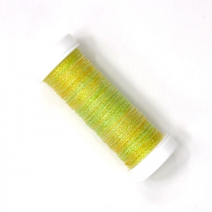 HOTA자수실 Metallics #4 Hand-dyed 복합사/B.MTR04.P004(Pomelo) 10m Spool(스풀)