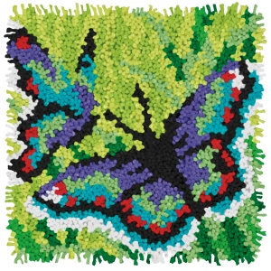 Dimensions 정품 스킬자수패키지(래치훅)/ Butterflies-72-75187(래치훅바늘별도)