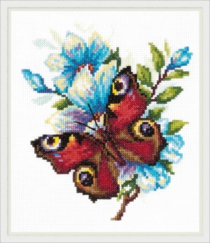 외국 십자수패키지 Magic Needle/Peacock eye (butterfly)-42-09
