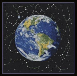외국 십자수패키지 Panna/Earth-PZ-0301