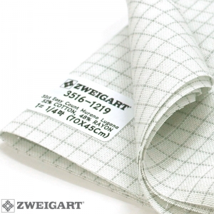 쯔바이 자수원단 32카운트-Easy Count Grid Murano Lugana(물에 지워집니다)/3516-1219