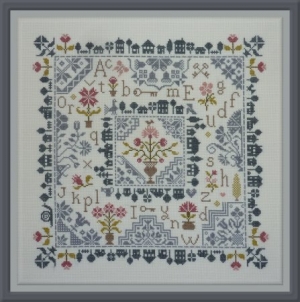 십자수도안책 Jardin Prive/Village Quaker-QC39-EN/18-1805(CHART PACK)