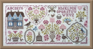 십자수도안책 Jardin Prive/Sampler Au Bouquet II-DM07-EN/17-2629(CHART PACK)