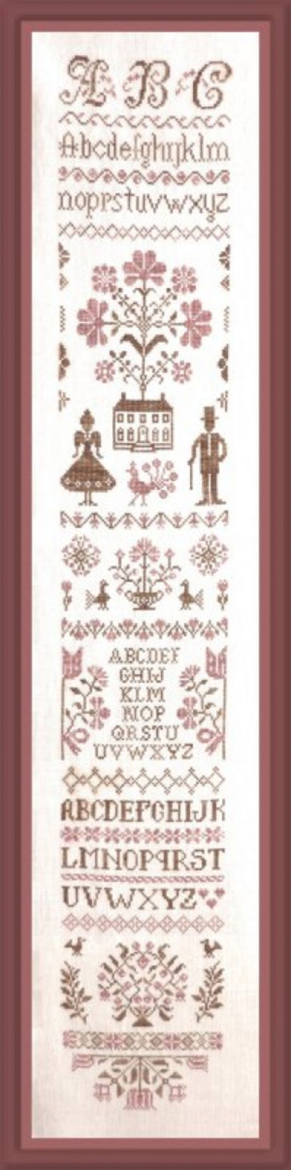 십자수도안책 Jardin Prive/Mr Et Mme Quaker-QC47-EN/18-2624(CHART PACK)