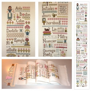 십자수도안책 Jardin Prive/ABC De La Brodeuse-DM22-EN/17-2633(CHART PACK)