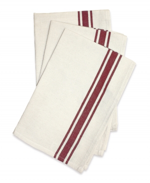 Aunt Marthas Towels Retro Stripe Maroon(자수용 타올)/ATMPKMAR