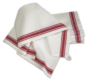 Aunt Marthas Towel Retro Stripe Red(자수용 타올)/ATMPKSTR