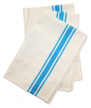 Aunt Marthas Towel Retro Stripe Turquoise(자수용 타올)/ATMPKTRQ