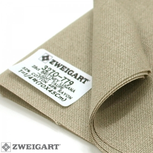 쯔바이 자수원단 28카운트-BRITTNEY LUGANA-LIGHT TAUPE/3270-779