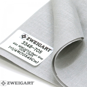 쯔바이 자수원단 40카운트-Newcastle-Pearl Gray/3348-705