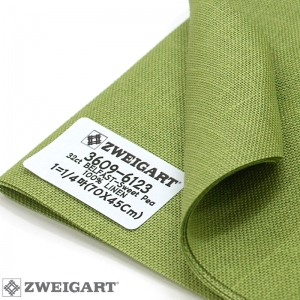 쯔바이 자수원단 32카운트-BELFAST Sweet Pea/3609-6123