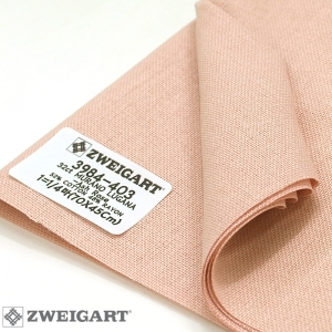 쯔바이 자수원단 32카운트-MURANO LUGANA-Ash Rose/3984-403