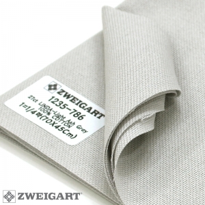 쯔바이 자수원단 27카운트-LINDA-Light Ash Gray/1235-786