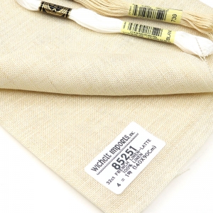 위첼 자수원단 32카운트(=12fils) - FRENCH LINEN / LATTE(메디치원단) - 85251