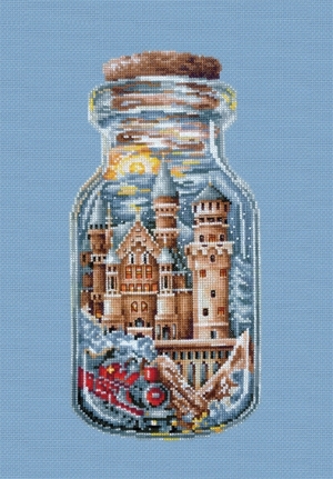 외국 십자수패키지 Make Hands/Train to a Fairytale-T-49