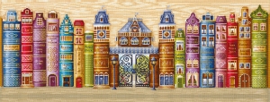 외국 십자수패키지 Make Hands/Kingdom of Books-K-30(Make Hands)