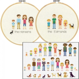 외국 십자수패키지 Dimensions/ All in the Family-70-35332(우드후프 포함)