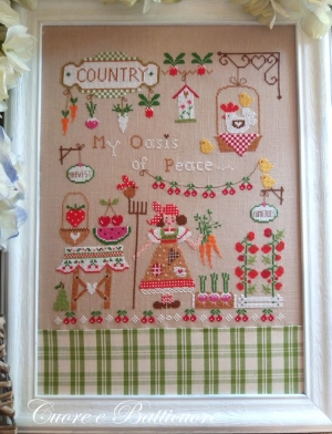 십자수도안책 Batticuore/La Mia Oasi Di Pace(번호없음)/19-1688(CHART PACK)