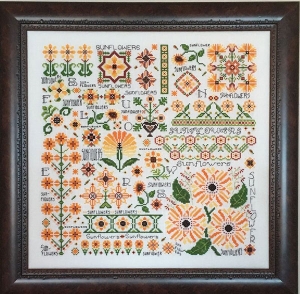 십자수도안책 Rosewood/ Dreaming Of Sunflowers(S-1134)/18-1942